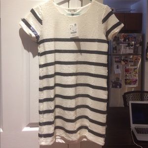 Zara Traflug Sequined Shirt Dress